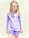 SunBusters Girls Swim Shorts(UPF 50+), Strawberry/Raspberry, 6/7 yrs