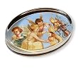 Valentine Cupids - Oval Glass Paperweight
