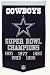Dallas Cowboys 24" x 36" NFL Dynasty Banner from Winning Streak Sports