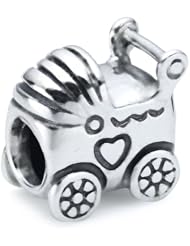 Genuine PANDORA Sterling Silver Baby Carriage Charm 790346