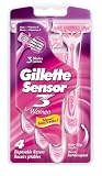 Gillette Sensor 3 For Women Disposables - 4 pack