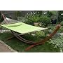 Antiqua Premium Quilted Fabric Hammock - Lime