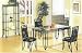 Kitchen & Housewares : Black Matrix Table Set By Coaster Furniture