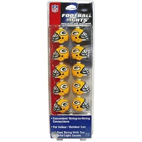 Green Bay Packers NFL Tailgate Party/Christmas Lights