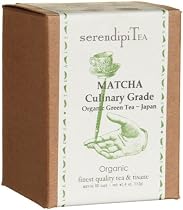 SerendipiTea Matcha Culinary Grade, Organic Green Tea, 4-Ounce Box