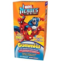 Marvel Heroes Gummies, Children's Multiple Vitamin and Mineral Supplement 60 ea