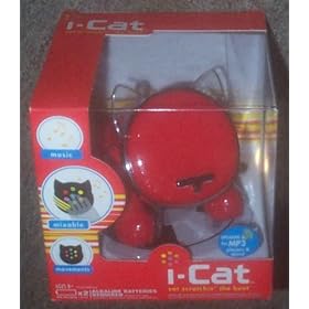 Red i-Cat MP3 Player Speaker and Accessory by 