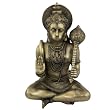 Hindu God Monkey Hanuman Brass Metal Sculpture Statue