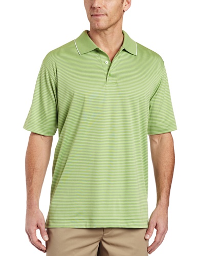 Cutter & Buck Men's DryTec Luxe Santa Cruz Polo Shirt, Putting Green, X-Large