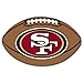 FANMATS 5835 San Francisco 49ers Football Rug - 20.5in. x 32.5in. | Sports Fan Home Decor Rug and Tailgating Mat