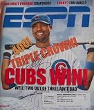 Derrek Lee autographed Chicago Cubs 2005 ESPN Magazine