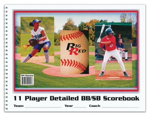 Big Red Baseball Scorebook