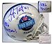 Lofa Tatupu Seattle Seahawks NFL Hand Signed 2006 Pro Bowl Mini Helmet with Inscription