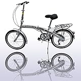 American Phoenix 20" Folding Bike 6 Speed Fold Storage Bicycle
