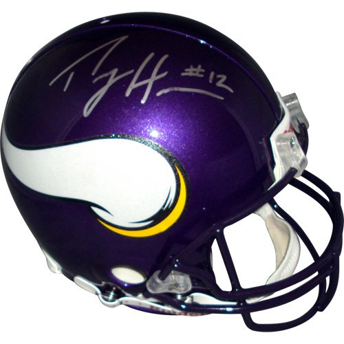 Percy Harvin Autographed Minnesota Vikings Authentic Proline Helmet