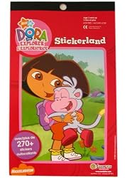 Nick Jr Dora The Explorer Stickerland (booklet of over 270+ stickers)