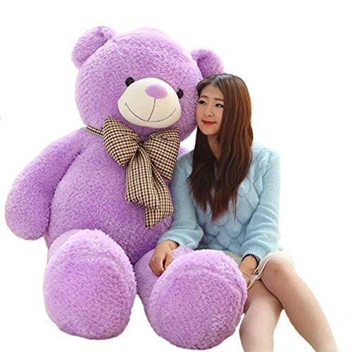 Bear Purple Amazon Teddy Bear Big Size New Arriving Giant 180cm/70 - Main Image
