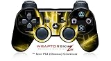 Sony PS3 Controller Skin Lightning Yellow