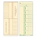 TOPS Weekly Time Cards, Green Ink Front, Red Ink Back, 3.375 x 8.25 Inches, 500-Count, Manila (1260)