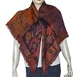 Paisley Scarf Wool Square Winter Accessory 44 x 44 inches (sjmwr086)