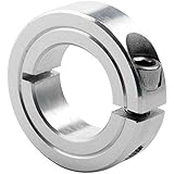 Climax Metal 1C-050-Z One-Piece Clamping Collar, Zinc Plating, Steel, 1/2" Bore, 1-1/8" OD, 13/32" Width