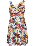 Rare Editions Girls 7-16 Floral Print Mesh Dress