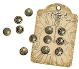 Graphic 45 Staples - Stamped Metal Buttons