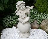 Eigenschaften   / Engel spielt auf einem Banjo ENGELFIGUR SKULPTUR STATUE