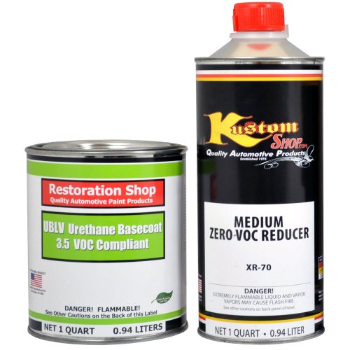 Ermine White PREMIUM QUALITY URETHANE BASECOAT CLEARCOAT Auto Paint KIT