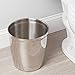 InterDesign Forma Wastebasket Trash Can, Polished Stainless Steel