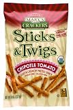 Mary's Gone Crackers Sticks & Twigs, Chipotle Tomato, 8-Ounce Bags (Pack of 12)