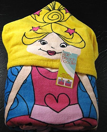 Kids Beach Hoodie Towels- Fairy Princess 100% Cotton 24" X 48"