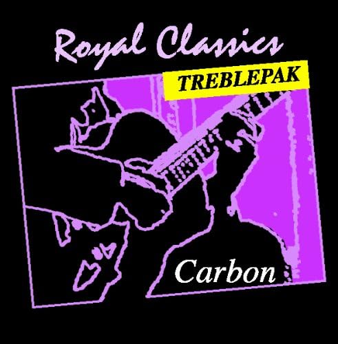 Royal Classics CB30 Carbon Nylon Guitar String Treblepak, High Tension