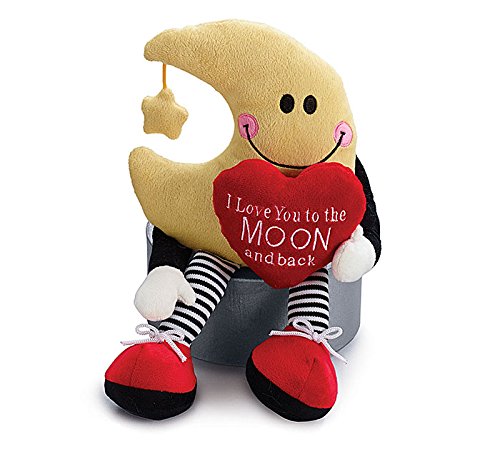 Burton & Burton I Love You to the Moon and Back Plush, 12" H