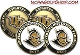 (4) Central Florida Golden Knights Golf Ball Markers