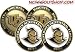 (4) Central Florida Golden Knights Golf Ball Markers