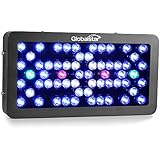 Global Star&reg; Gs-A(fb)60x5wleds Daisy Chain function Powerful Dimmable 300W Full Spectrum LED Aquarium Grow Light with Crystal Lens Full Spectrum Fishtank Reef Coral Lps/sps