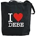 Canvas Tote Bag Black " Love Classic Debe " Trinidad And Tobago City