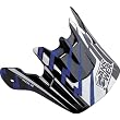 Answer Racing Ion Visor Men's A10 Nova MotoX Motorcycle Helmet Accessories w/ Free B&F Heart Sticker Bundle - Blue