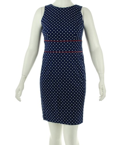 Evan Picone Springtime Stroll Dress Blueberry 10