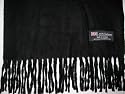 100% Cashmere Wool Super Soft Feel Scarf / Muffler - Black ( FREE SHIPPING ! )