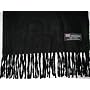 100% Cashmere Wool Super Soft Feel Scarf - Black
