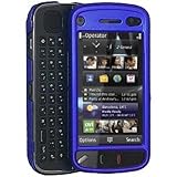 Amzer Rubberized Snap On Crystal Hard Case for Nokia N97 (Blue)