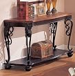 Ornate Leaf Sofa Table By Coaster Furniture