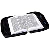NEW Black Genuine Leather Bible Cover Case