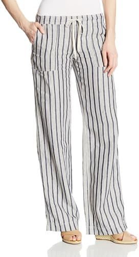 Michael Stars Women's Stripe Linen Drawstring Pant