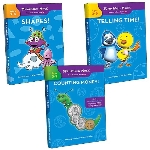 Munchkin Math - BOX SET - ALL 3 DVDs
