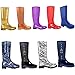 Women's Quilted Knee High Waterproof Riding Rain Boots TRENDS SNJ SHOES