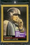 Cheap   1991 ENOR Bobby Layne Football Hall of Fame Card #86   Mint Condition   Shipped in Protectivee Acrylic Display Case !!