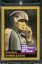 1991 ENOR Bobby Layne Football Hall of Fame Card #86 - Mint Condition - Shipped in Protectivee Acrylic Display Case !!